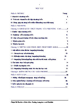 Sáng kiến kinh nghiệm Nâng cao hứng thú học môn Tin học 6 cho học sinh thông qua hoạt động khởi động